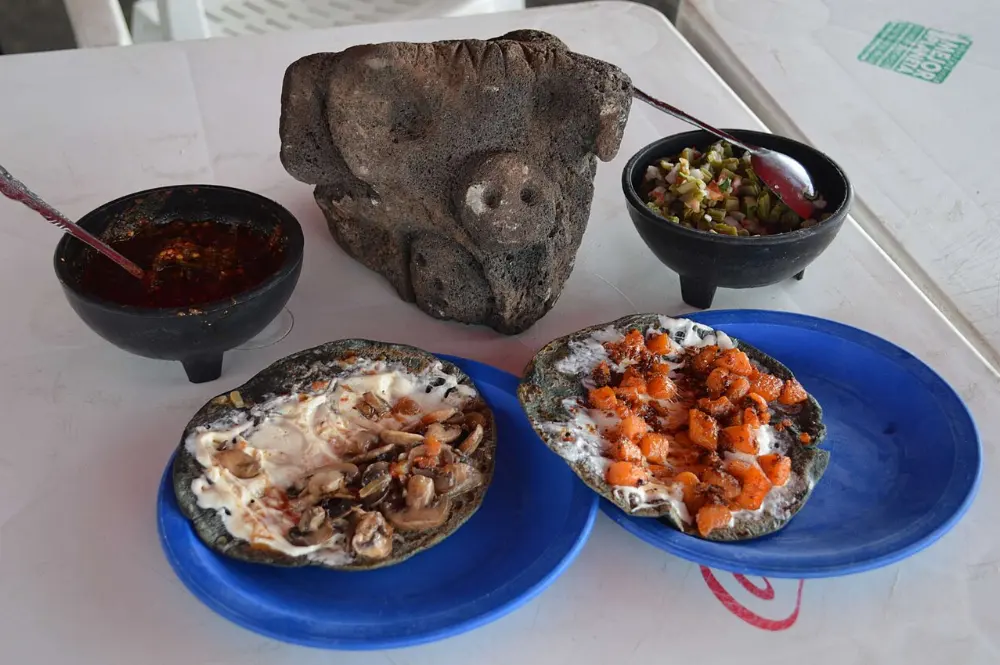 Quesadillas in Paricutín, Michoacán