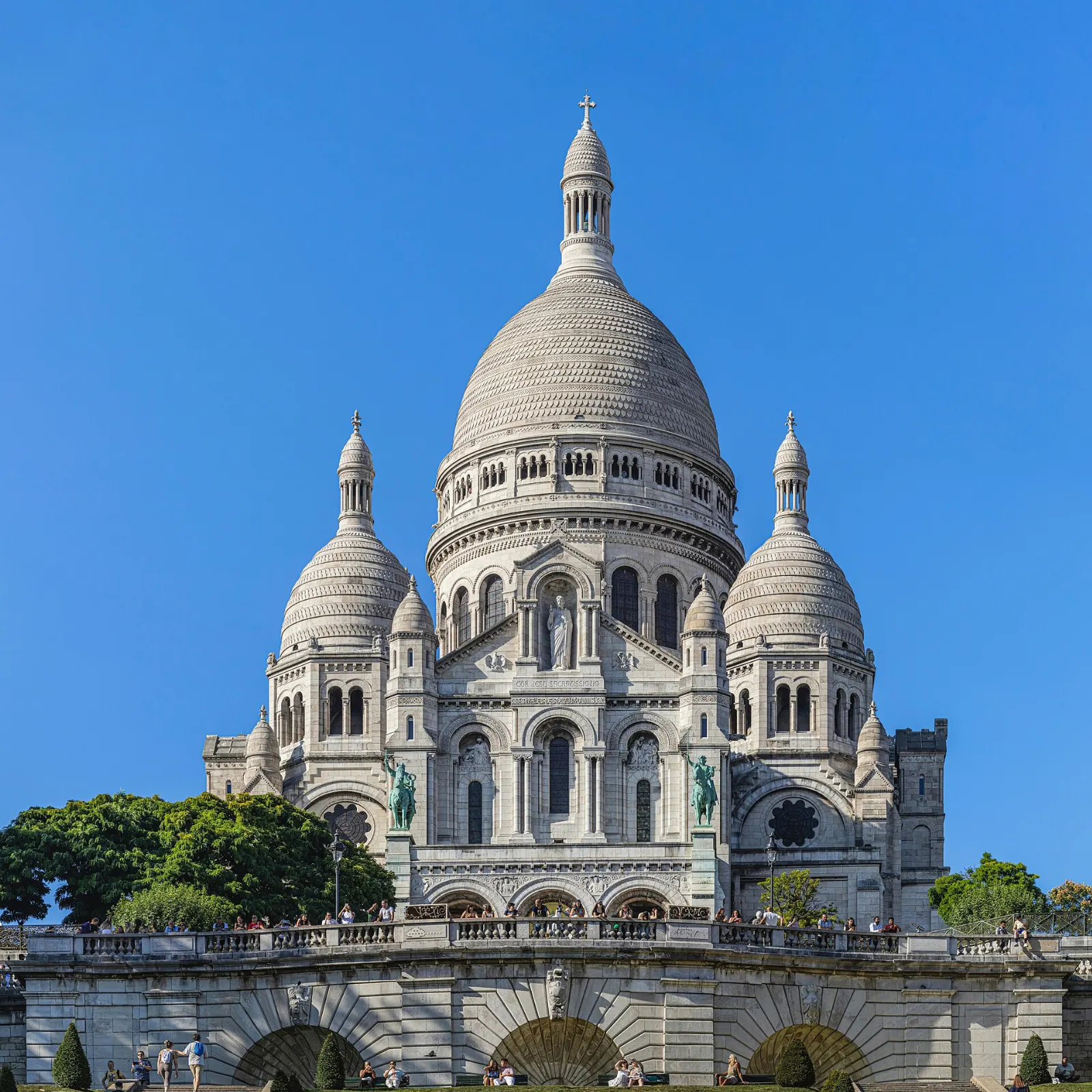Montmartre and the Sacre-Coeur, Paris, France