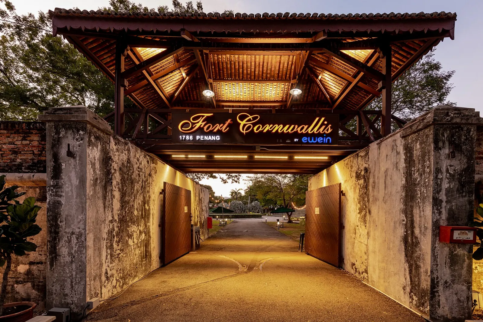 Fort Cornwallis and the Esplanade, Penang, Malaysia