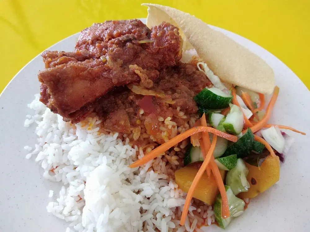 Nasi kandar in Penang, Malaysia