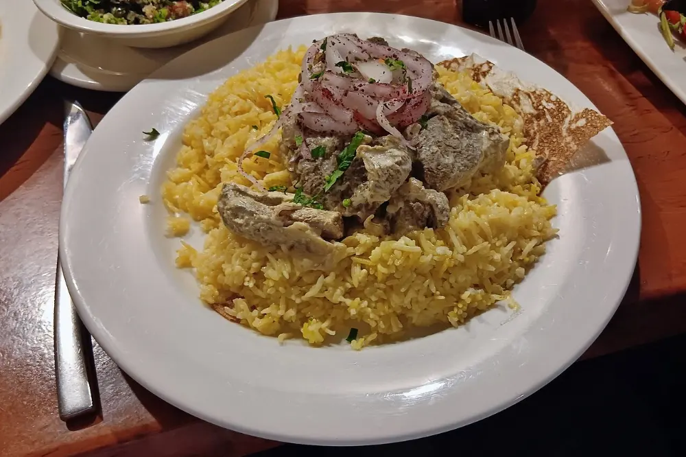 Mansaf in Petra, Jordan