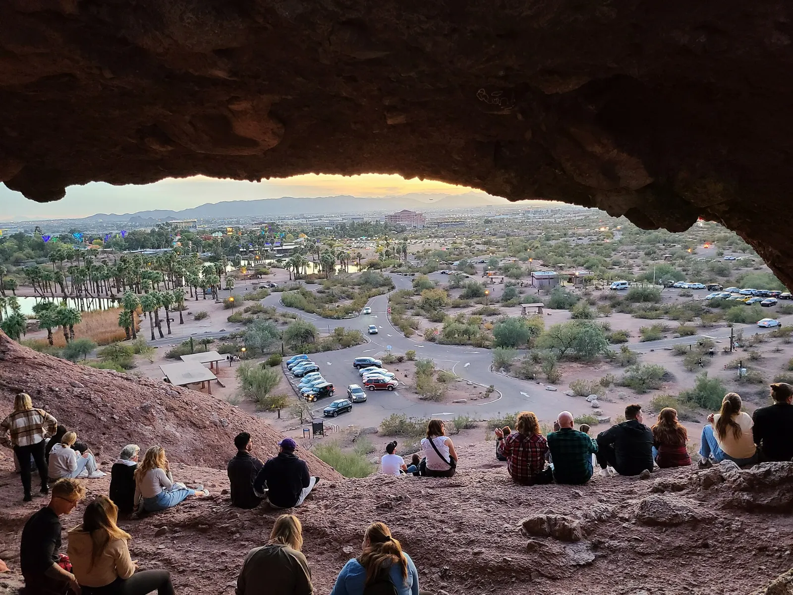 Hole in the Rock in Papago Park, Phoenix, Arizona