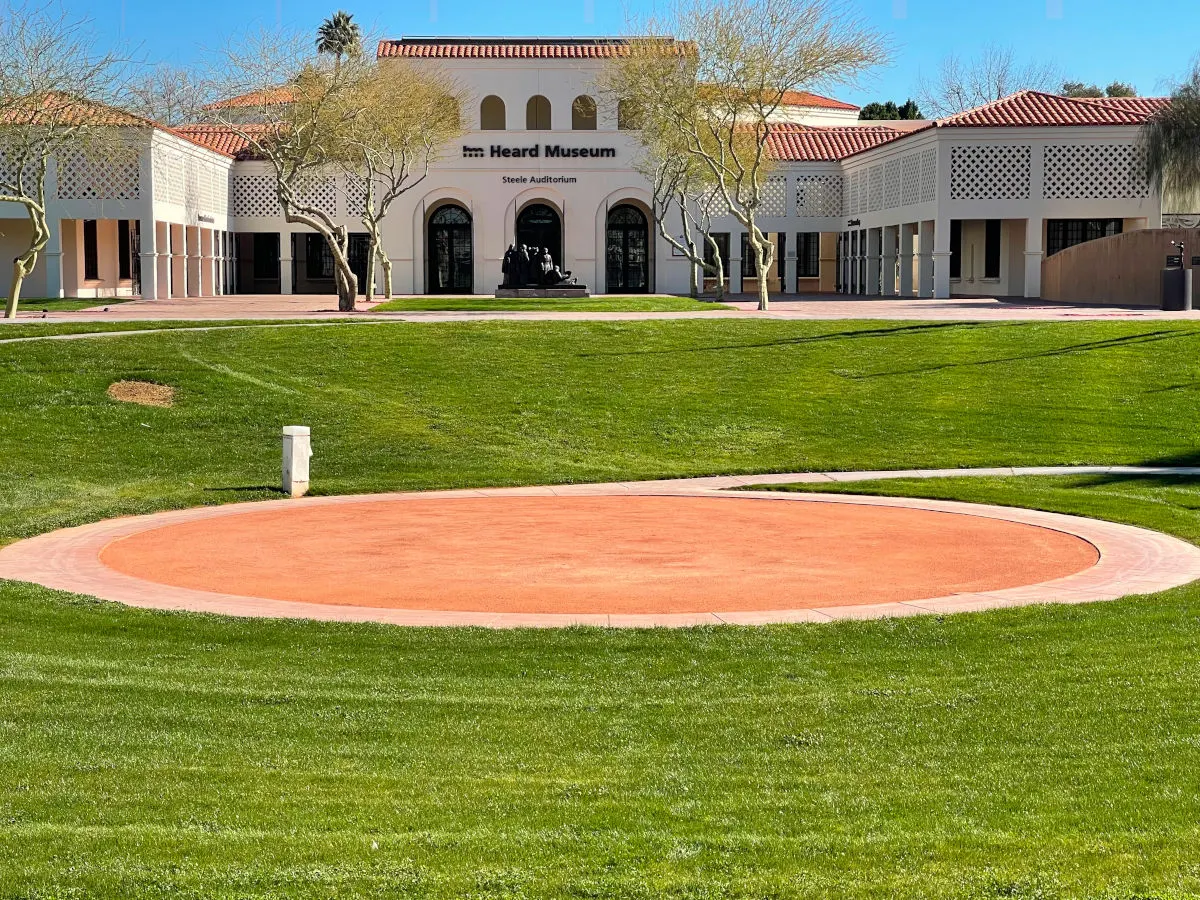 Heard Museum courtyard, Phoenix, Arizona
