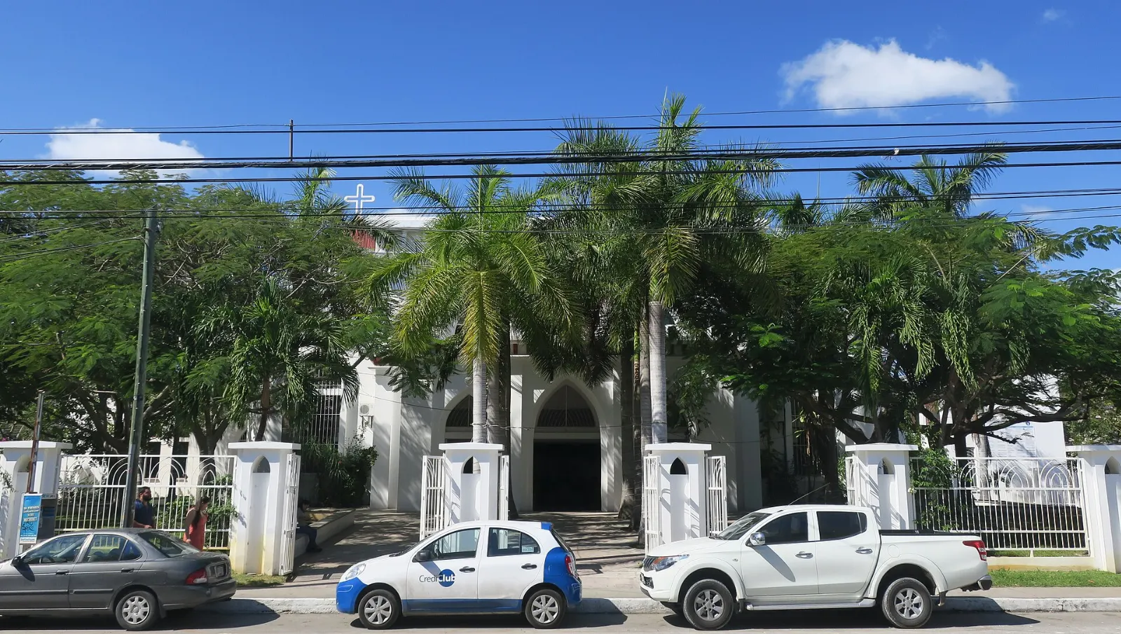 Parish church of Nuestra Señora del Carmen in Playa del Carmen, Quintana Roo
