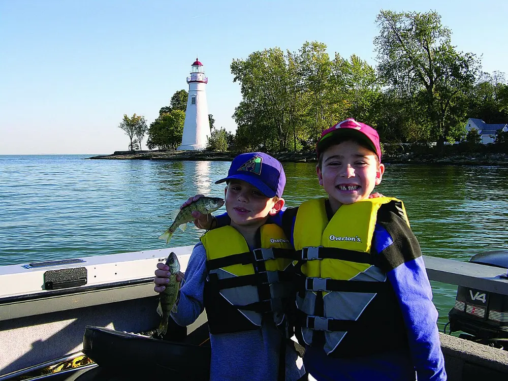 Lake Erie yellow perch in Point Pelee National Park, Ontario