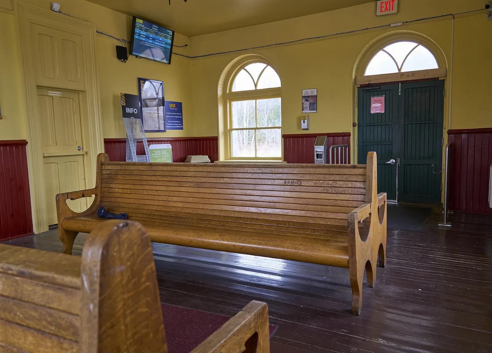 Restored 1856 railway station at Port Hope, Ontario
