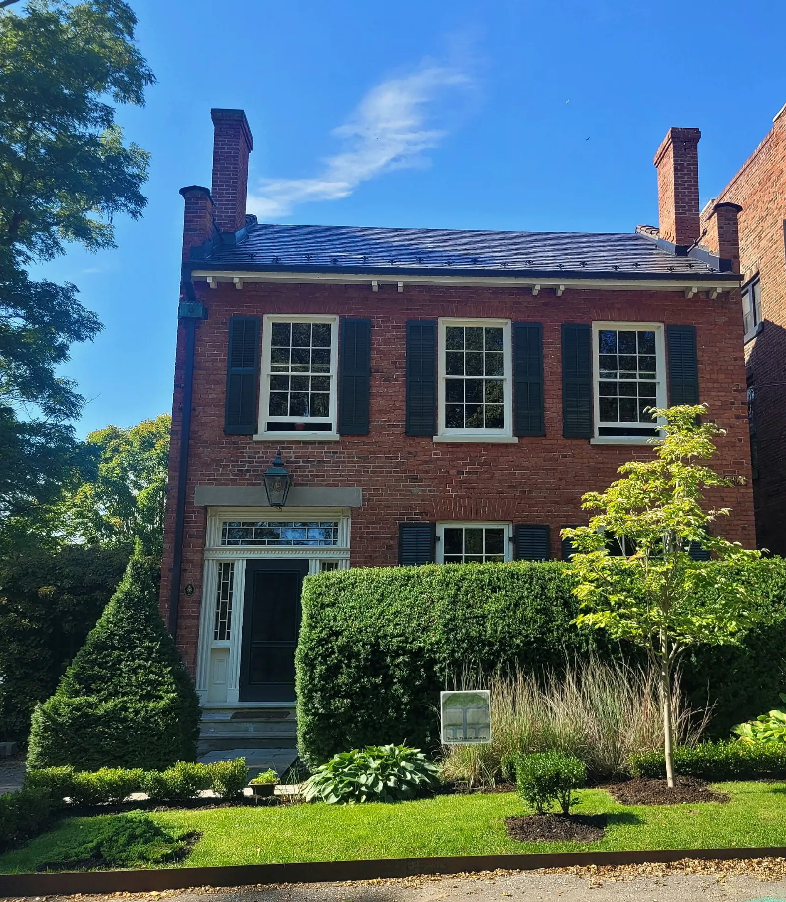 Heritage houses on King Street east of the Ganaraska River in Port Hope, Ontario