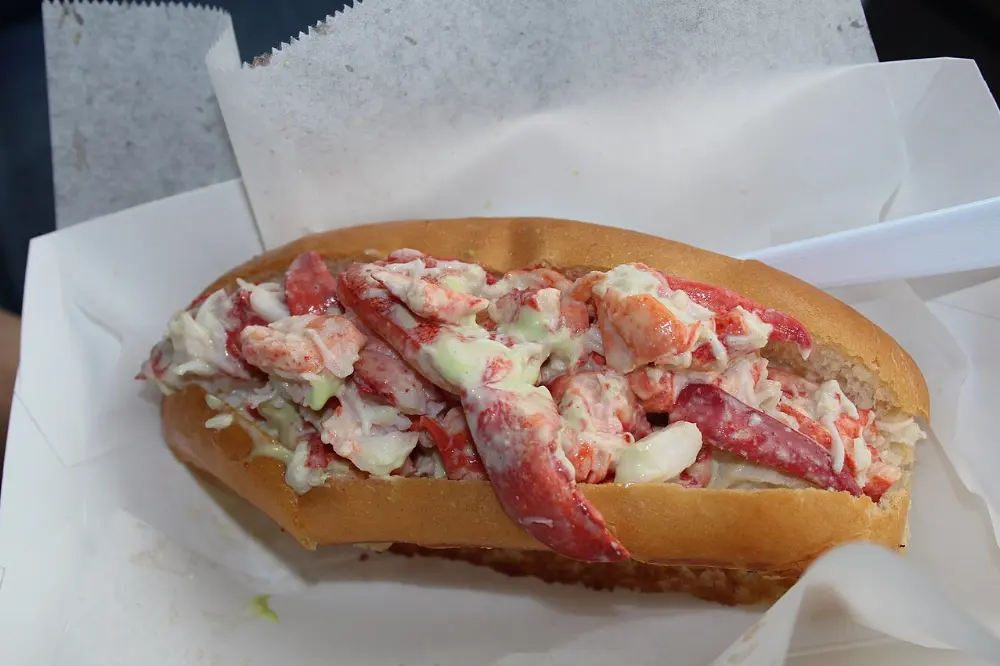 Lobster roll in Portland, Maine