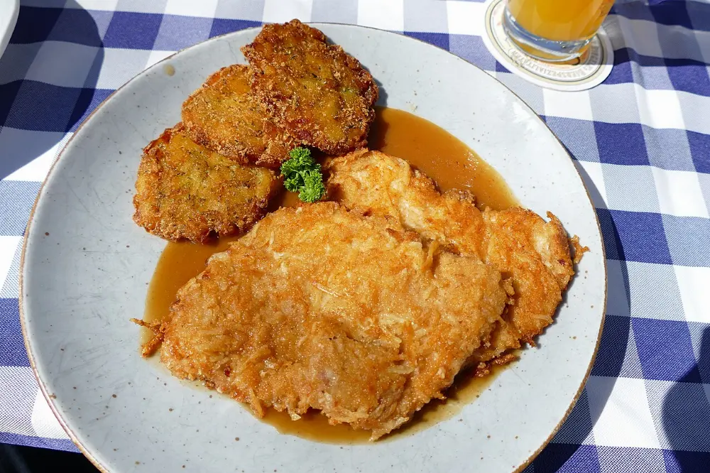 Schnitzel in Radium Hot Springs, British Columbia
