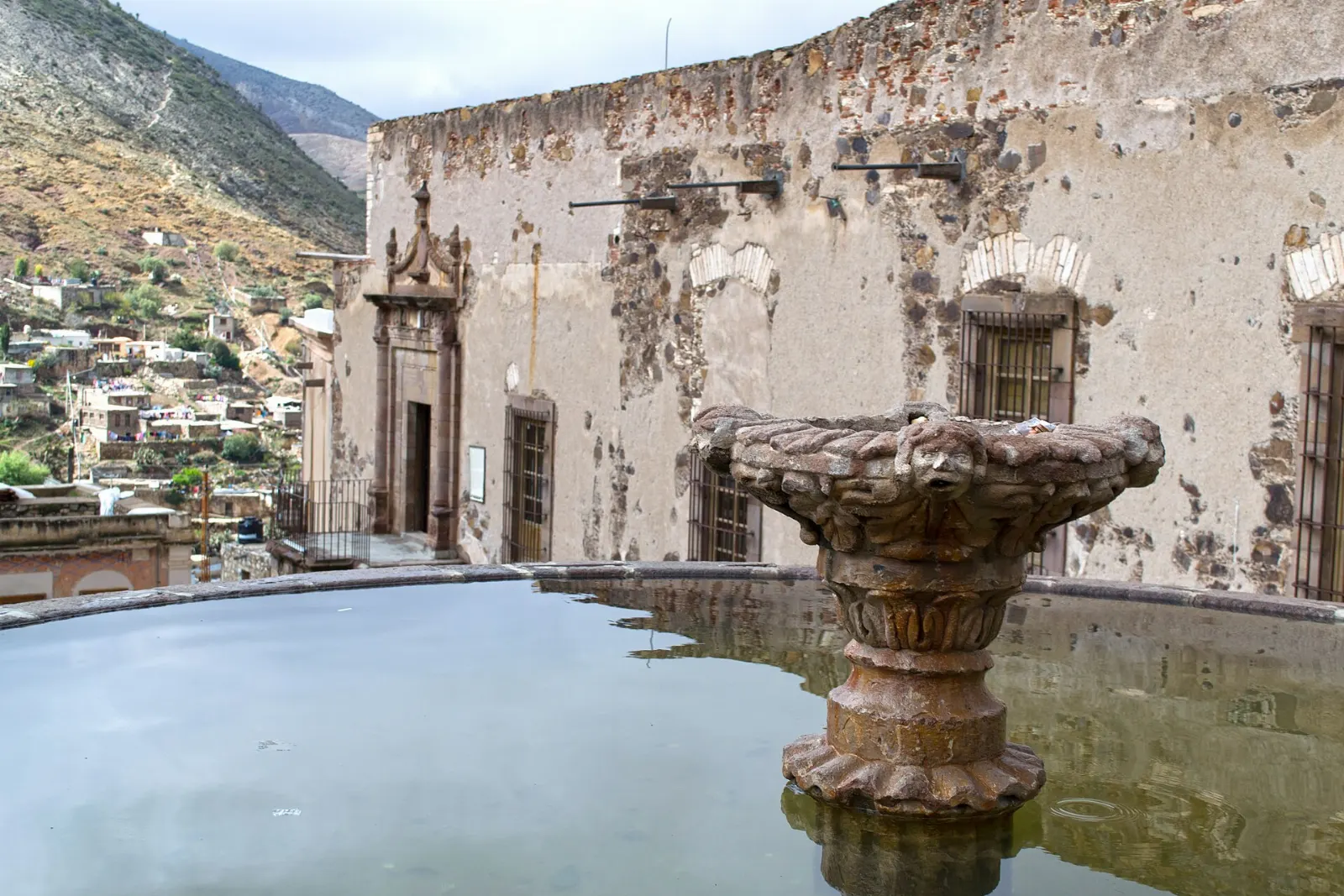 Colonial building that once served as the mint in Real de Catorce, San Luis Potosí