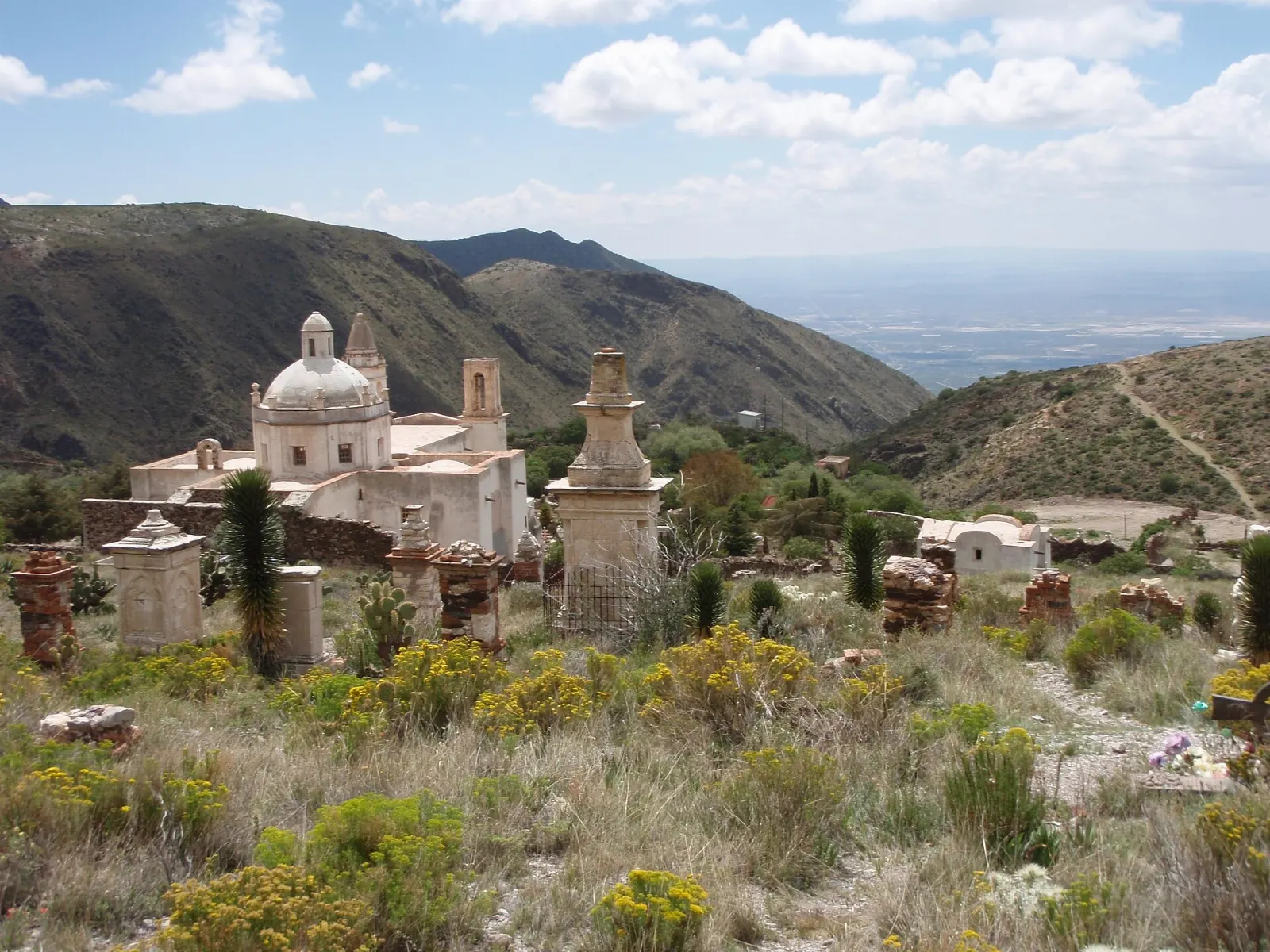 Cemetery and Guadalupe Chapel at Real de Catorce, San Luis Potosí