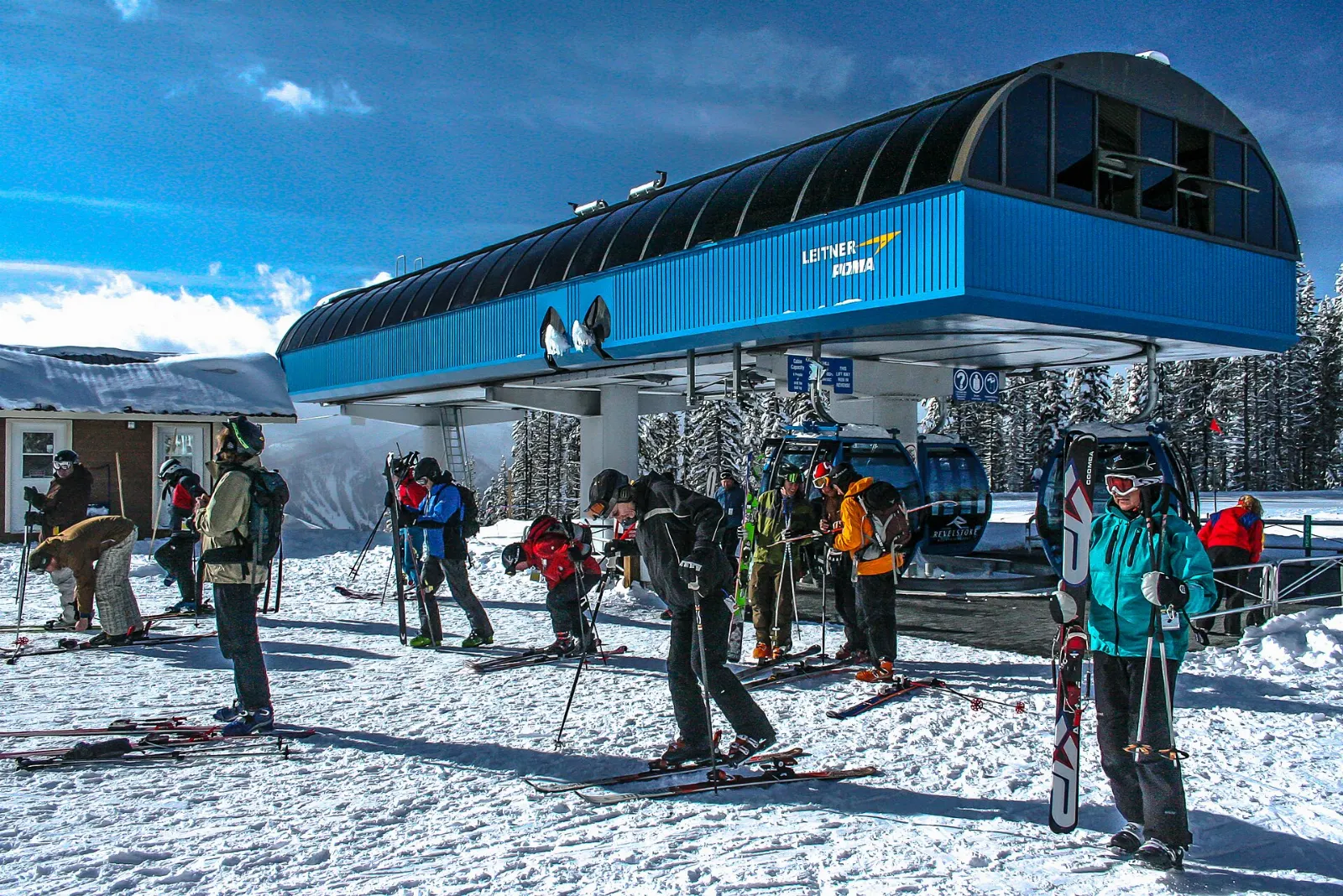 Revelstoke Mountain Resort slopes in winter, British Columbia