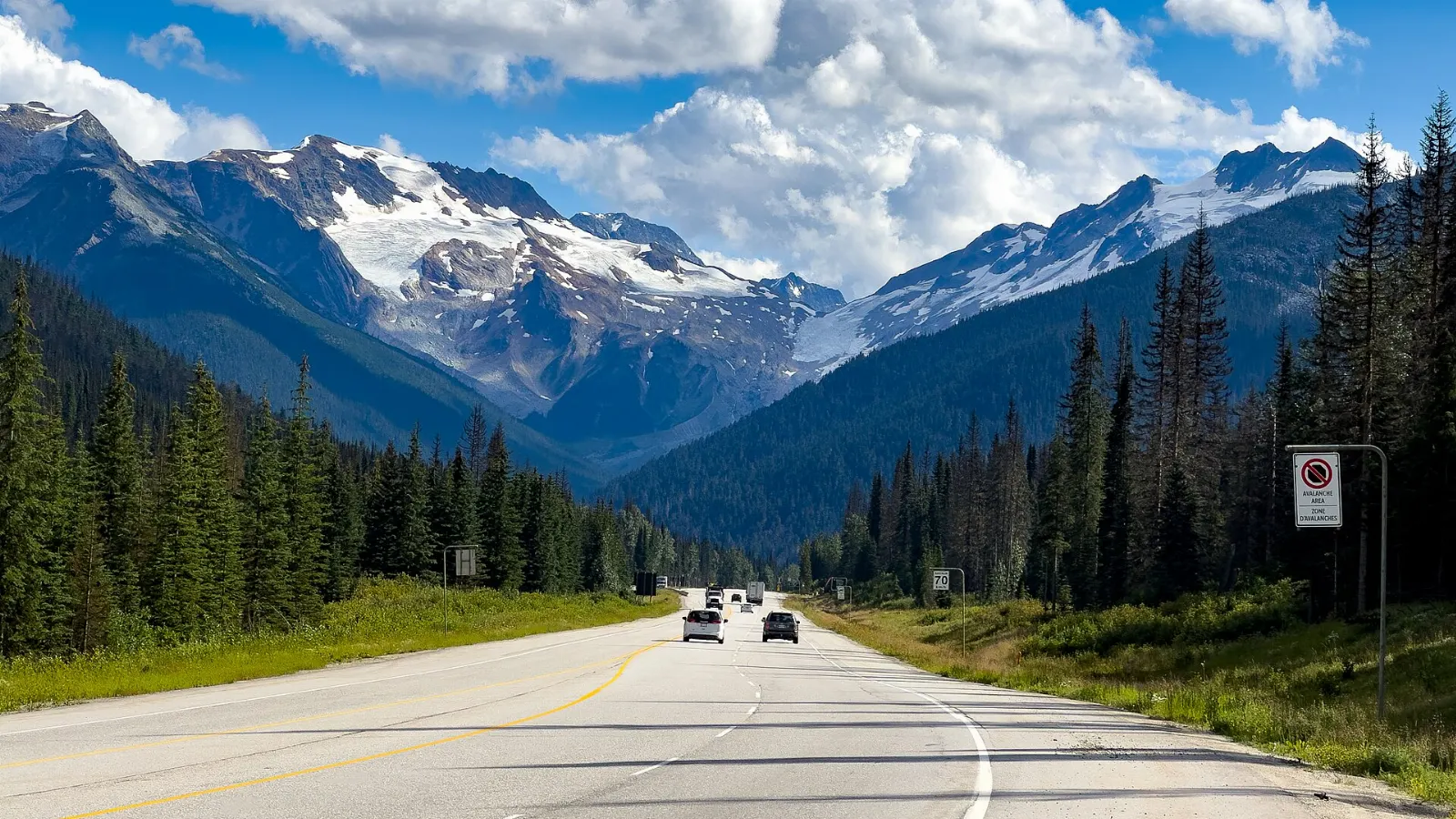 Rogers Pass in Glacier National Park, Revelstoke, British Columbia