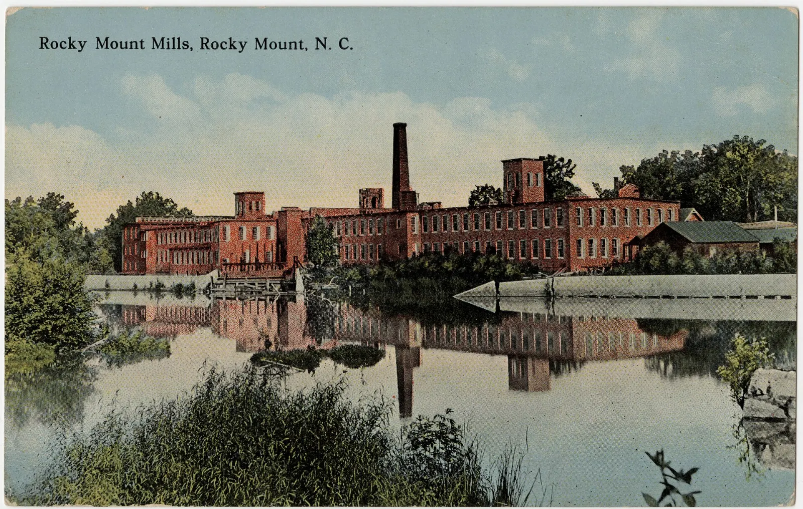 Rocky Mount Mills on the Tar River, North Carolina