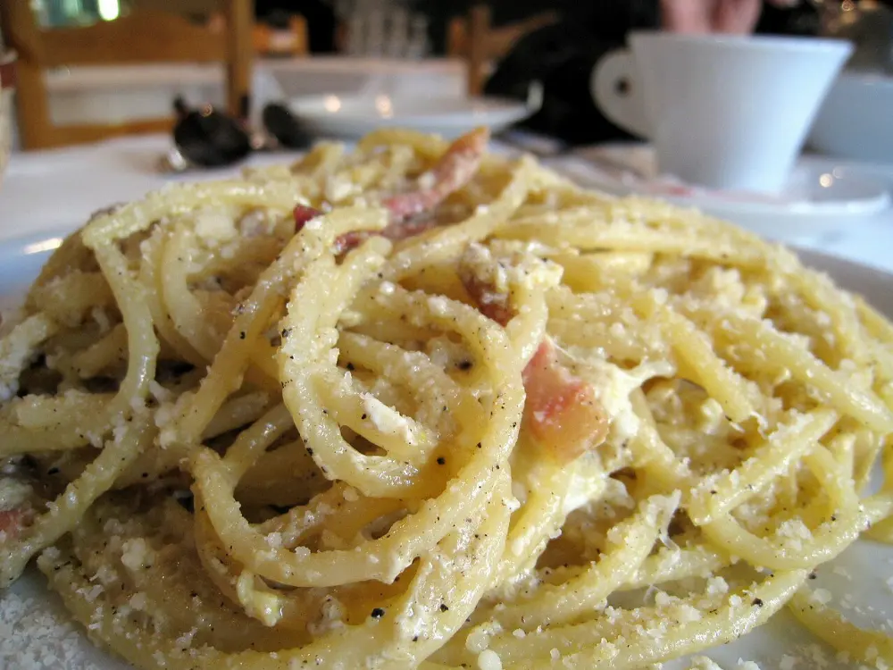 Carbonara in Rome, Italy