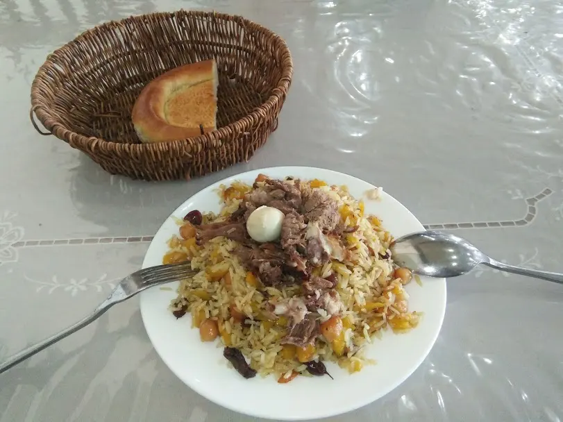 Plov in Samarkand, Uzbekistan