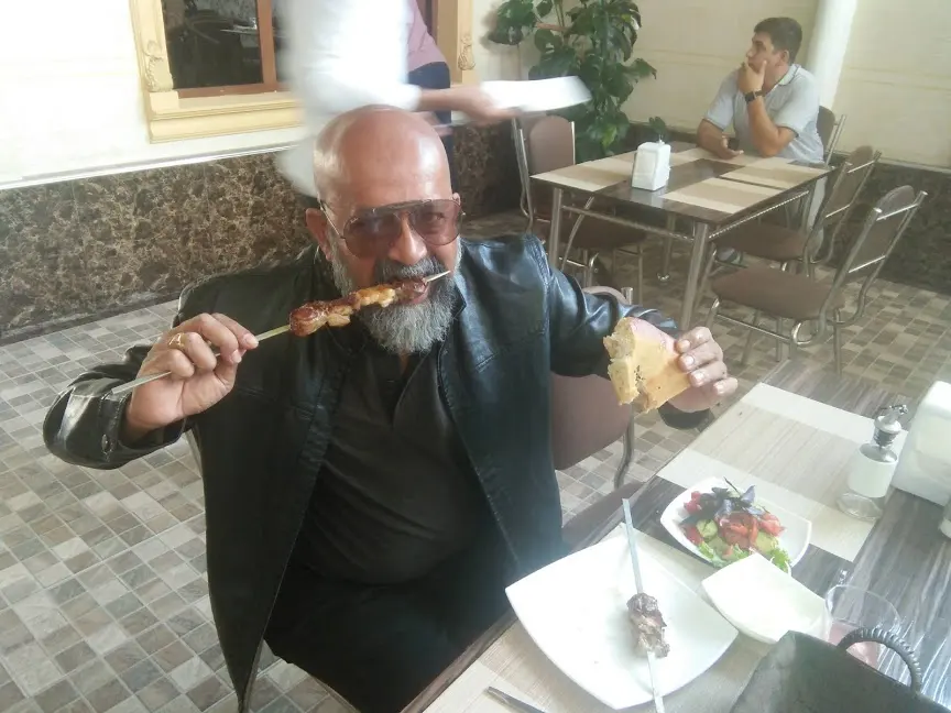 Shashlik in Samarkand, Uzbekistan