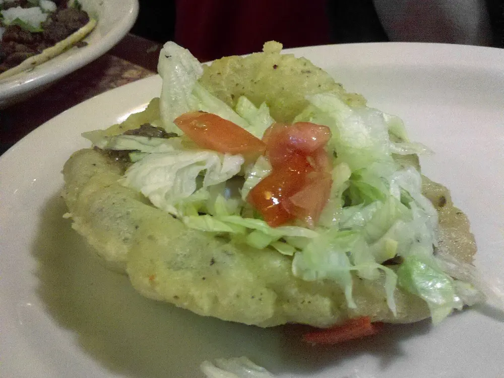 Puffy taco in San Antonio, Texas