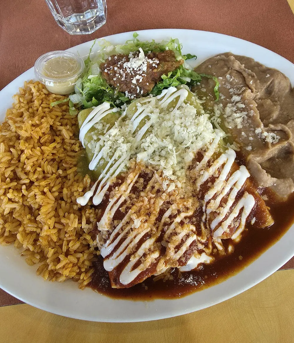 Enchiladas in San Antonio, Texas