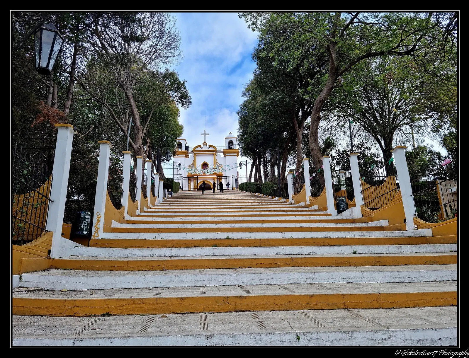 The church of Guadalupe on its hill above San Cristóbal de las Casas, Chiapas