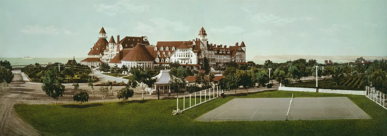 Hotel del Coronado and Coronado Beach, San Diego, California, United States