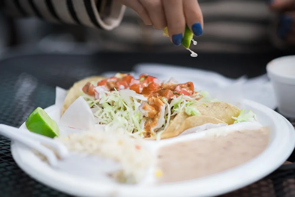 Fish taco in San Diego, California