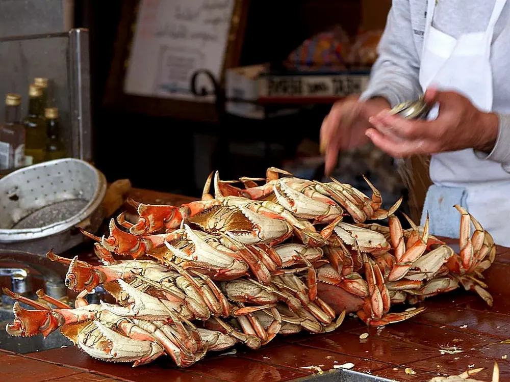 Dungeness crab in San Francisco, California
