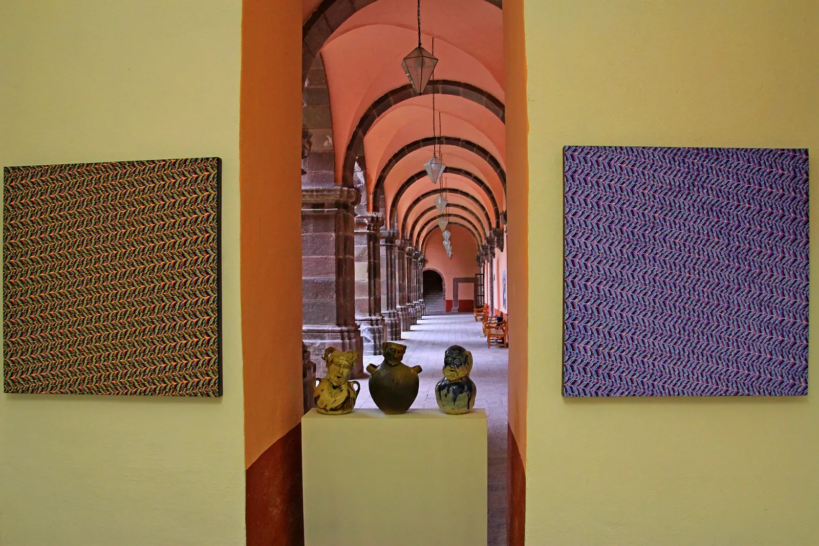 Former convent courtyard used as an art school in San Miguel de Allende, Guanajuato