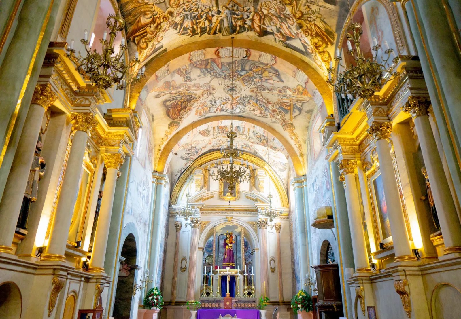 Church complex at the Sanctuary of Atotonilco near San Miguel de Allende, Guanajuato