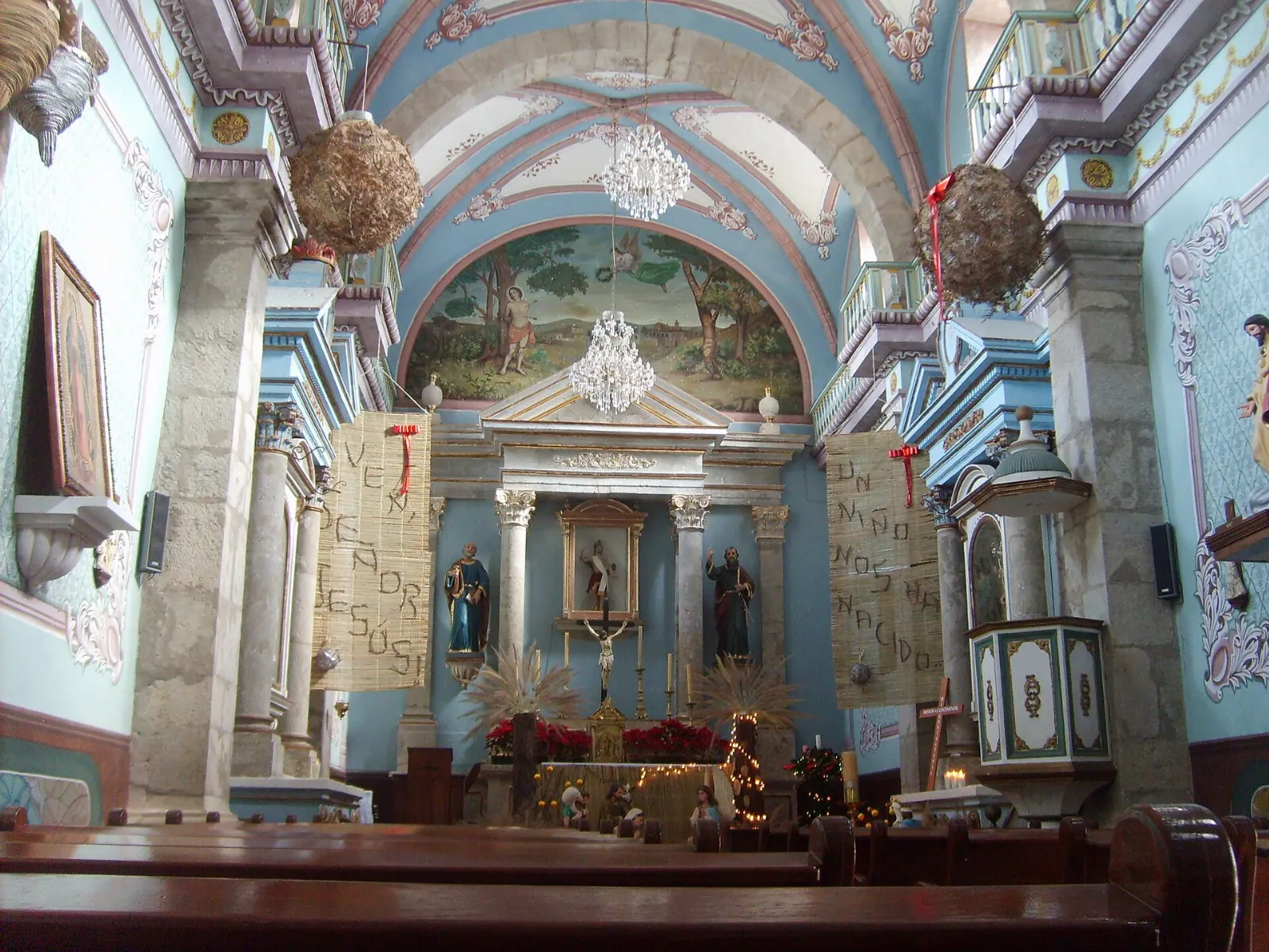 Parish church of San Sebastián Mártir in San Sebastián del Oeste, Jalisco