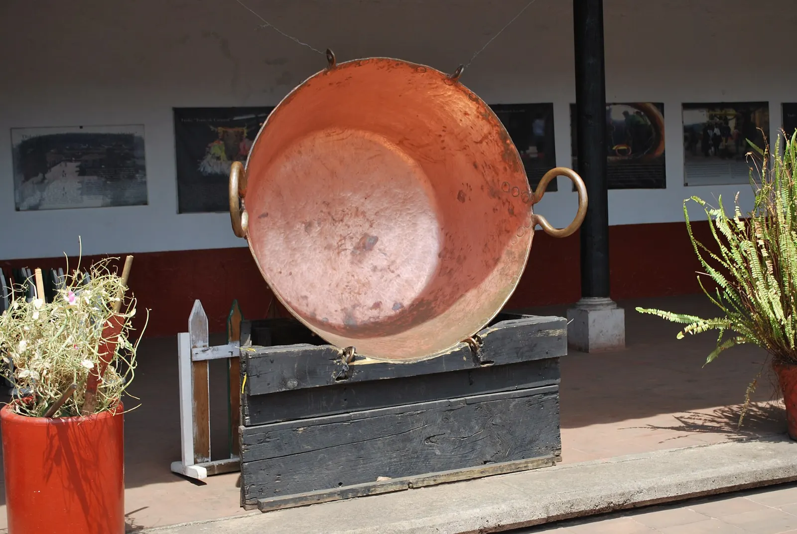 Copper museum near the main plaza in Santa Clara del Cobre, Michoacán