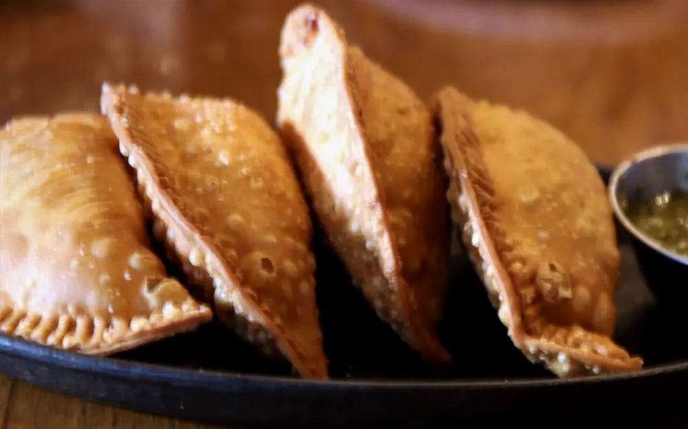 Empanadas de amarillo in Santa María del Tule, Oaxaca