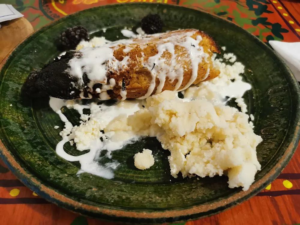 Nieve de leche quemada in Santa María del Tule, Oaxaca