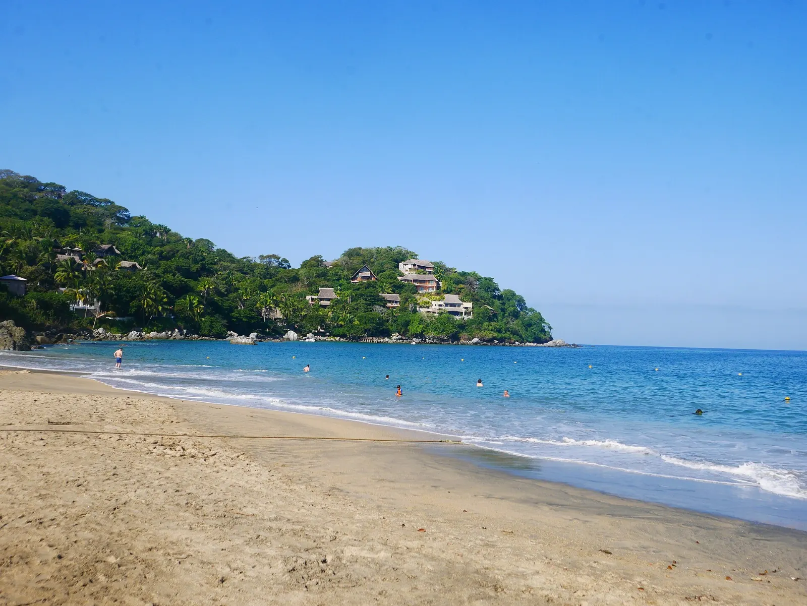 Quiet beach next to the cemetery near Sayulita, Nayarit