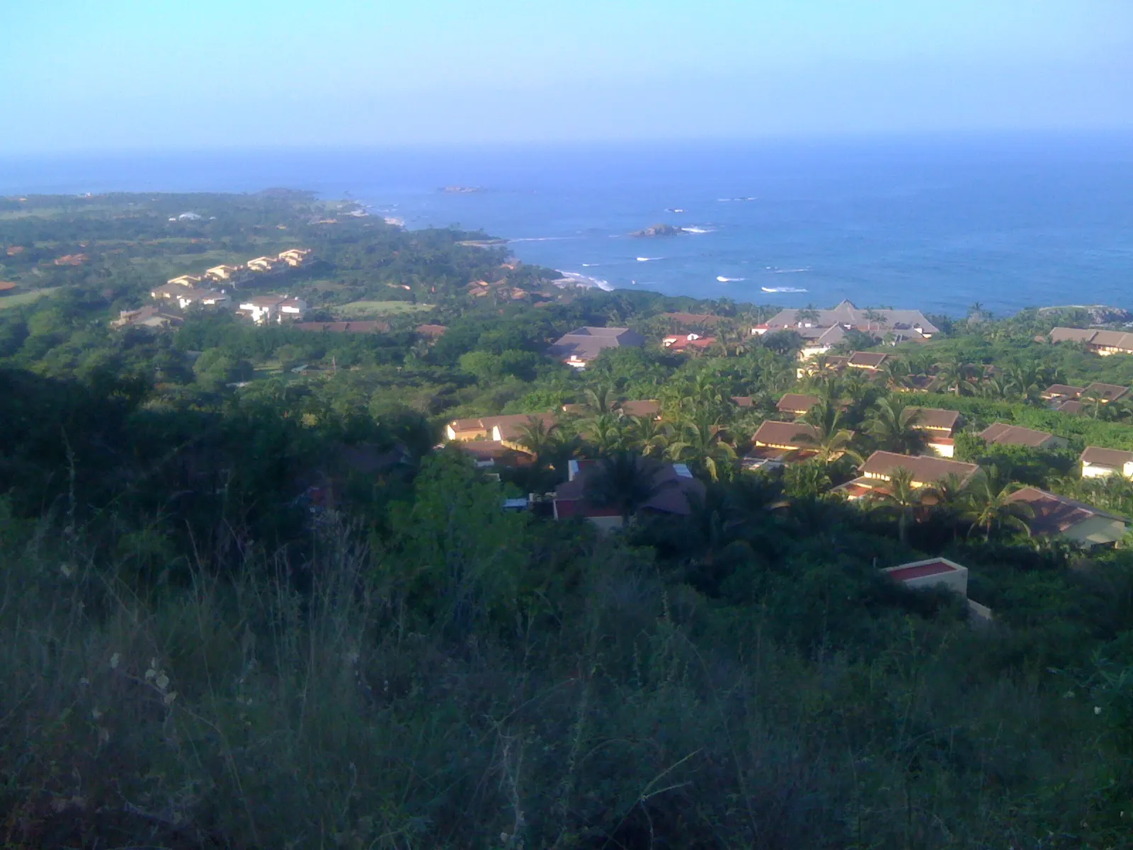 Rocky point and bay at Punta Mita, Sayulita, Nayarit