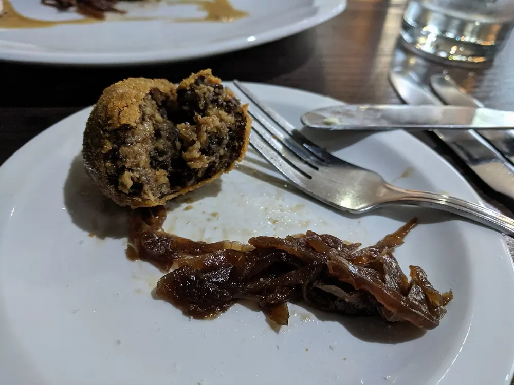 Haggis in Scottish Highlands, Scotland