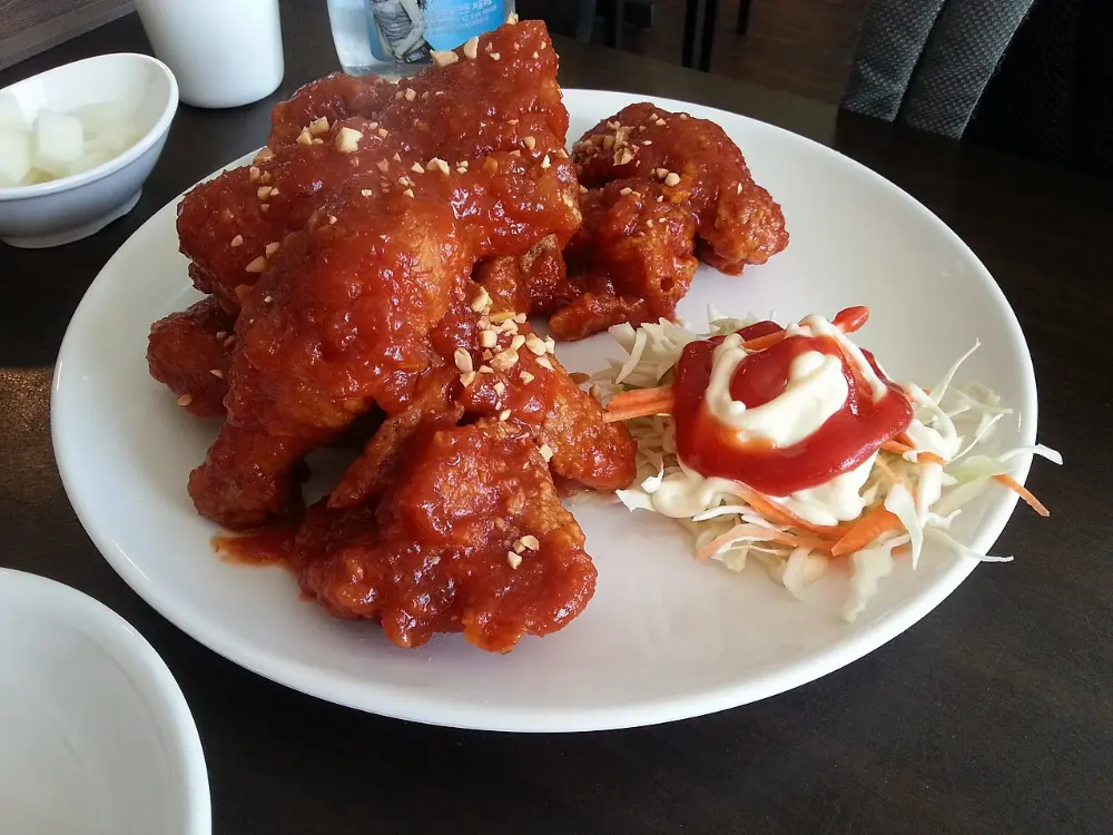 Korean barbecue in Seoul, South Korea