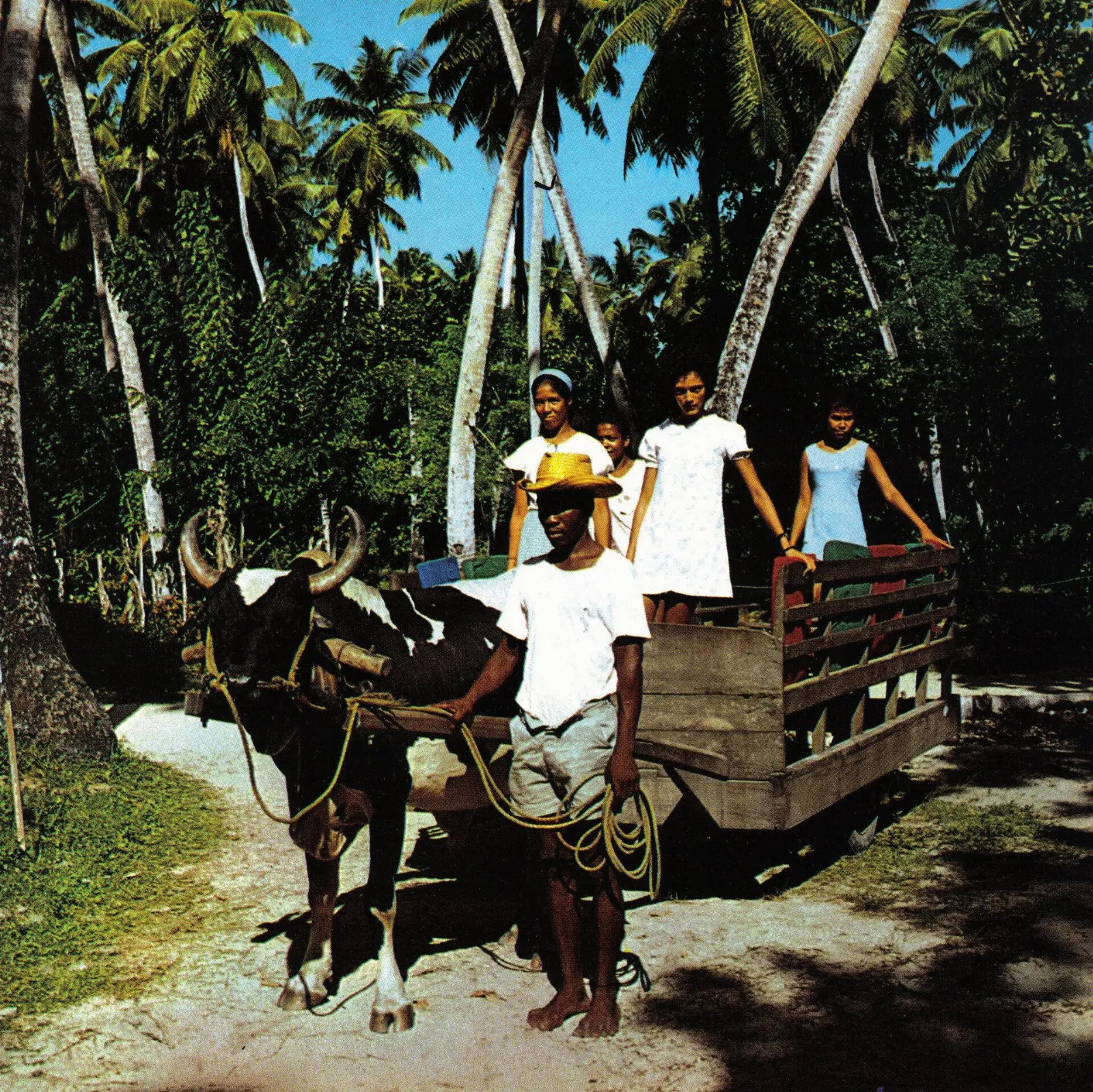 La Passe village on La Digue, Seychelles, Seychelles