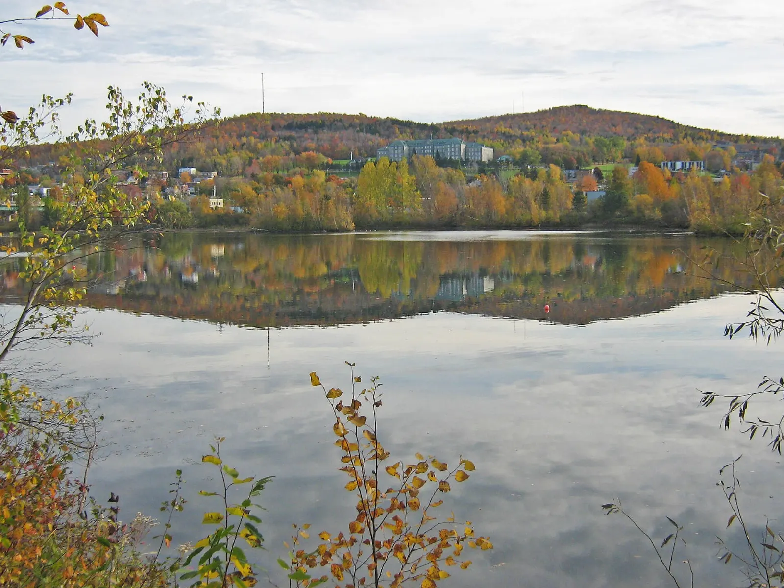 Slopes of Mont-Bellevue in the middle of Sherbrooke, Quebec