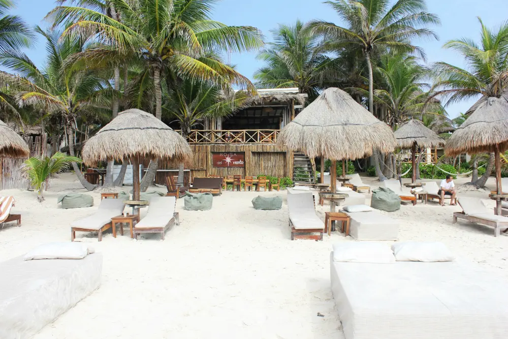 Tulum hotel zone, Sian Ka'an Biosphere Reserve, Quintana Roo