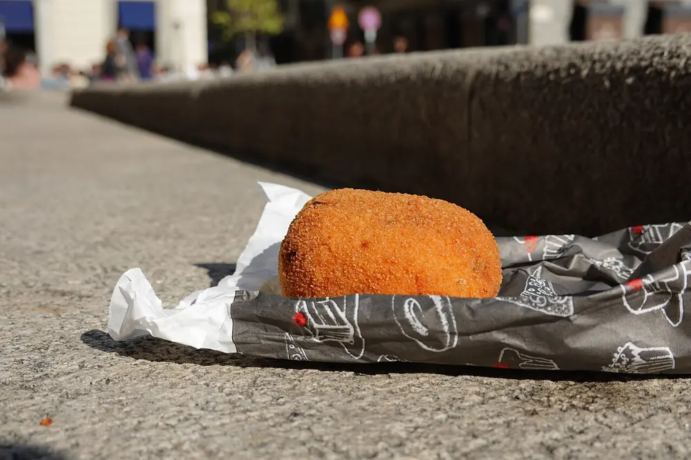 Arancini in Sicily, Italy