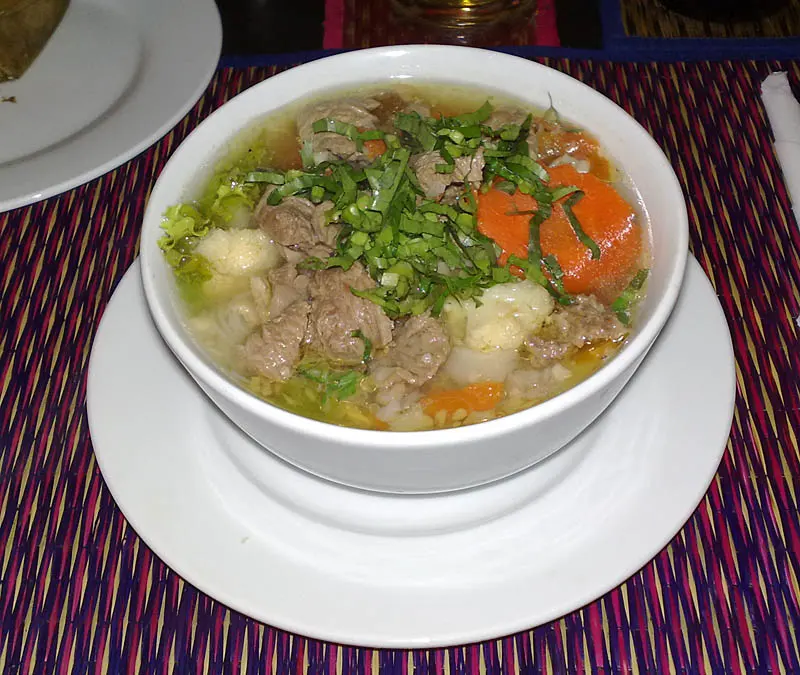 Num banh chok in Siem Reap and Angkor, Cambodia
