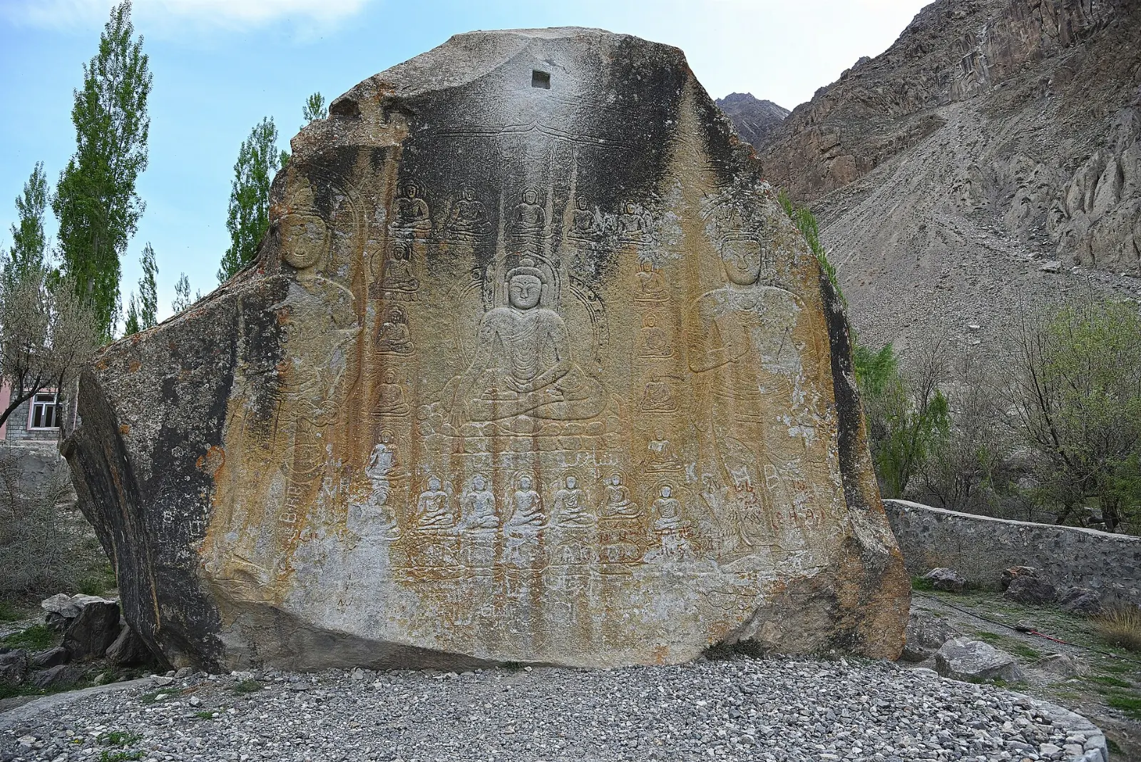 Manthal Buddha Rock, Skardu, Pakistan