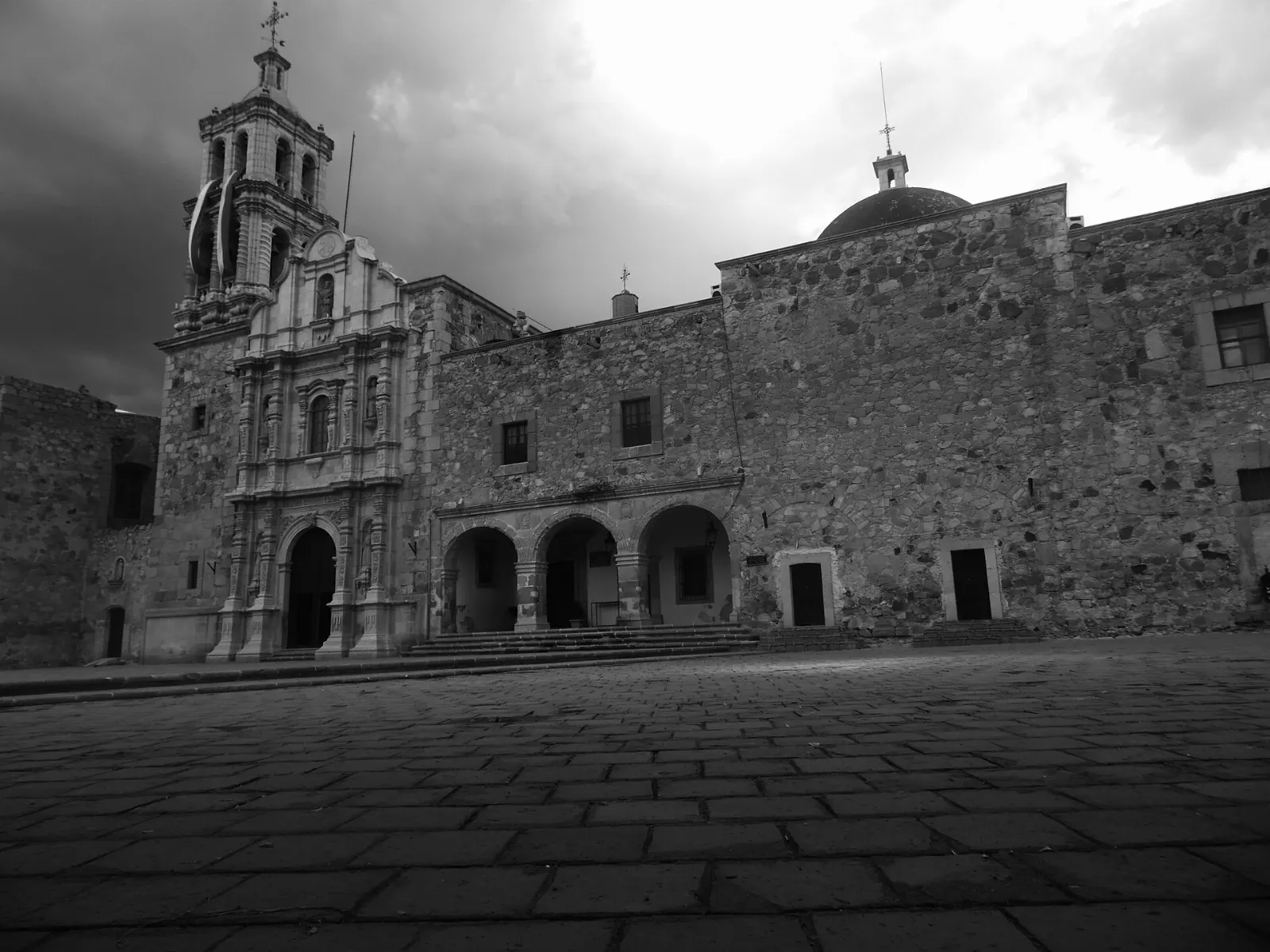 The San Mateo monastery complex in Sombrerete, Zacatecas