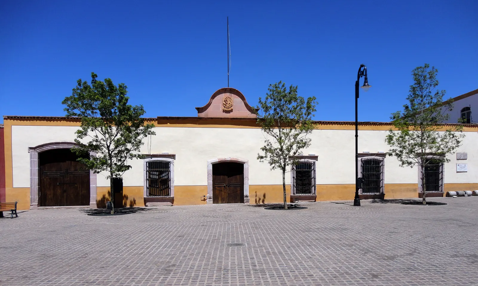 Dry highland landscape along the Royal Road of the Interior Land, Sombrerete, Zacatecas