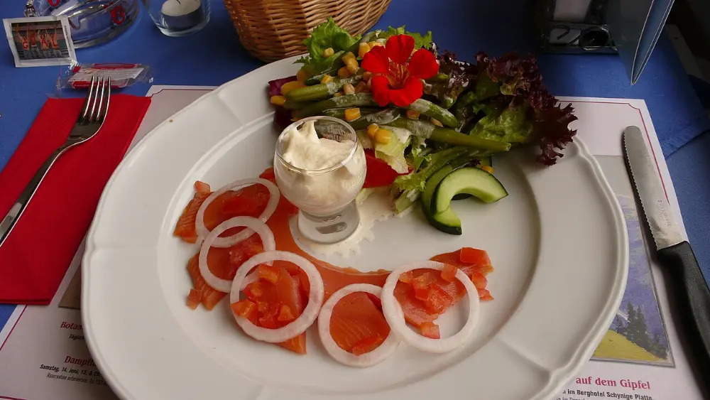Smoked salmon in Squamish, British Columbia