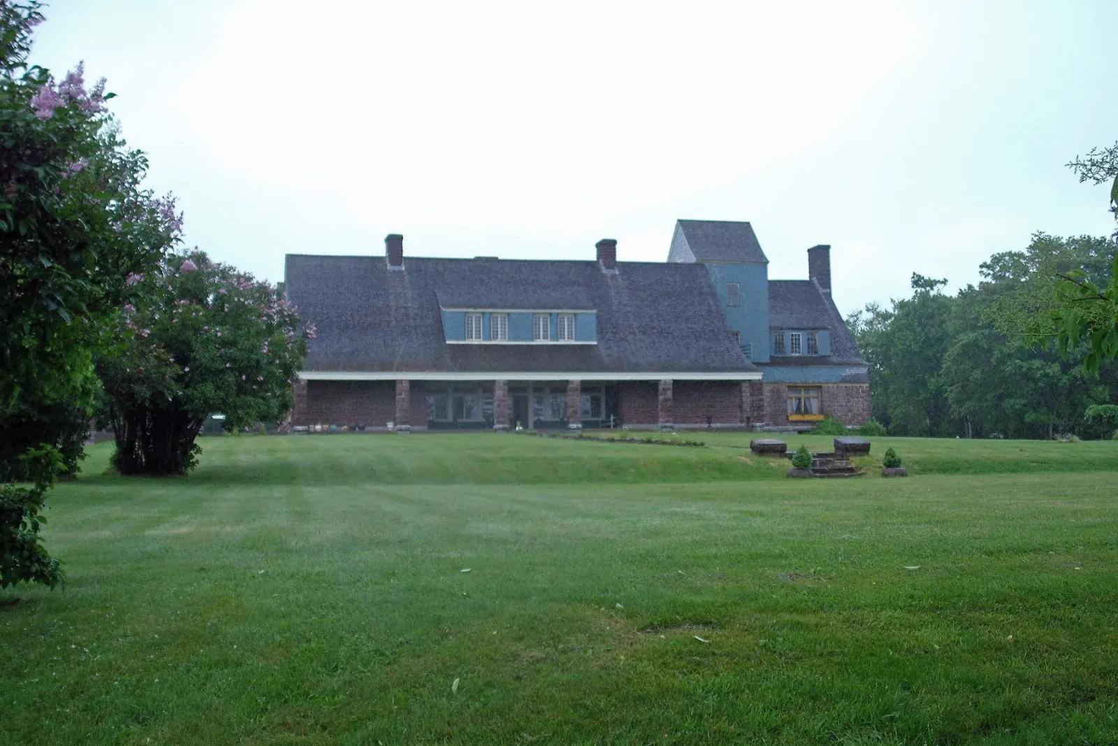 Sandstone mansion on Ministers Island near St. Andrews, New Brunswick