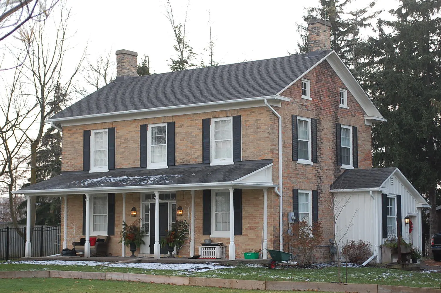 Historic buildings at Doon Heritage Village in Kitchener, St. Jacobs, Ontario