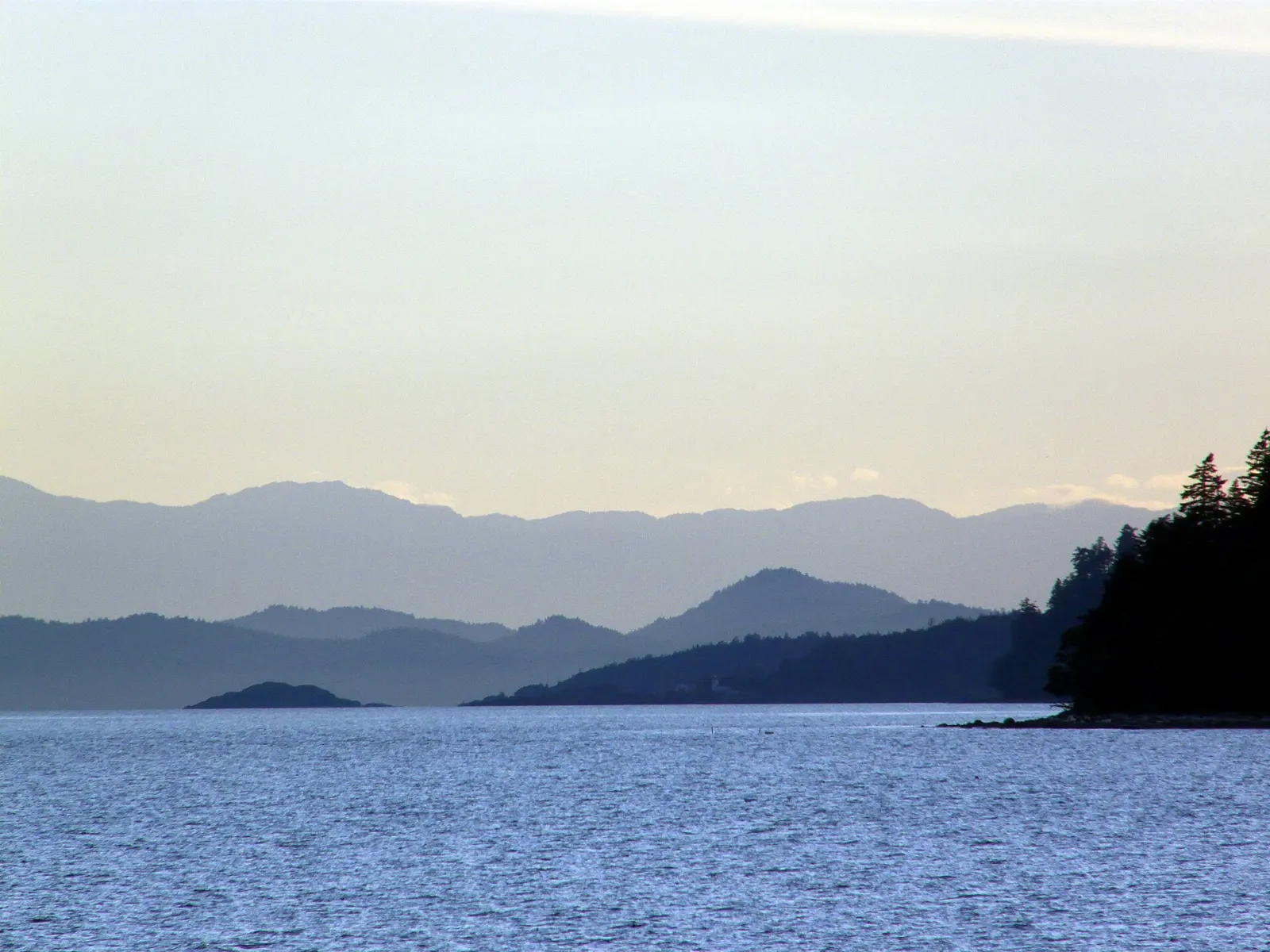 Waterfront at Sechelt on the Sunshine Coast, British Columbia