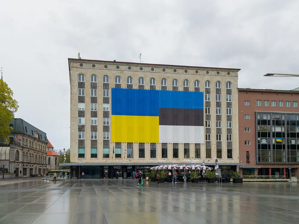 Freedom Square, Tallinn, Estonia